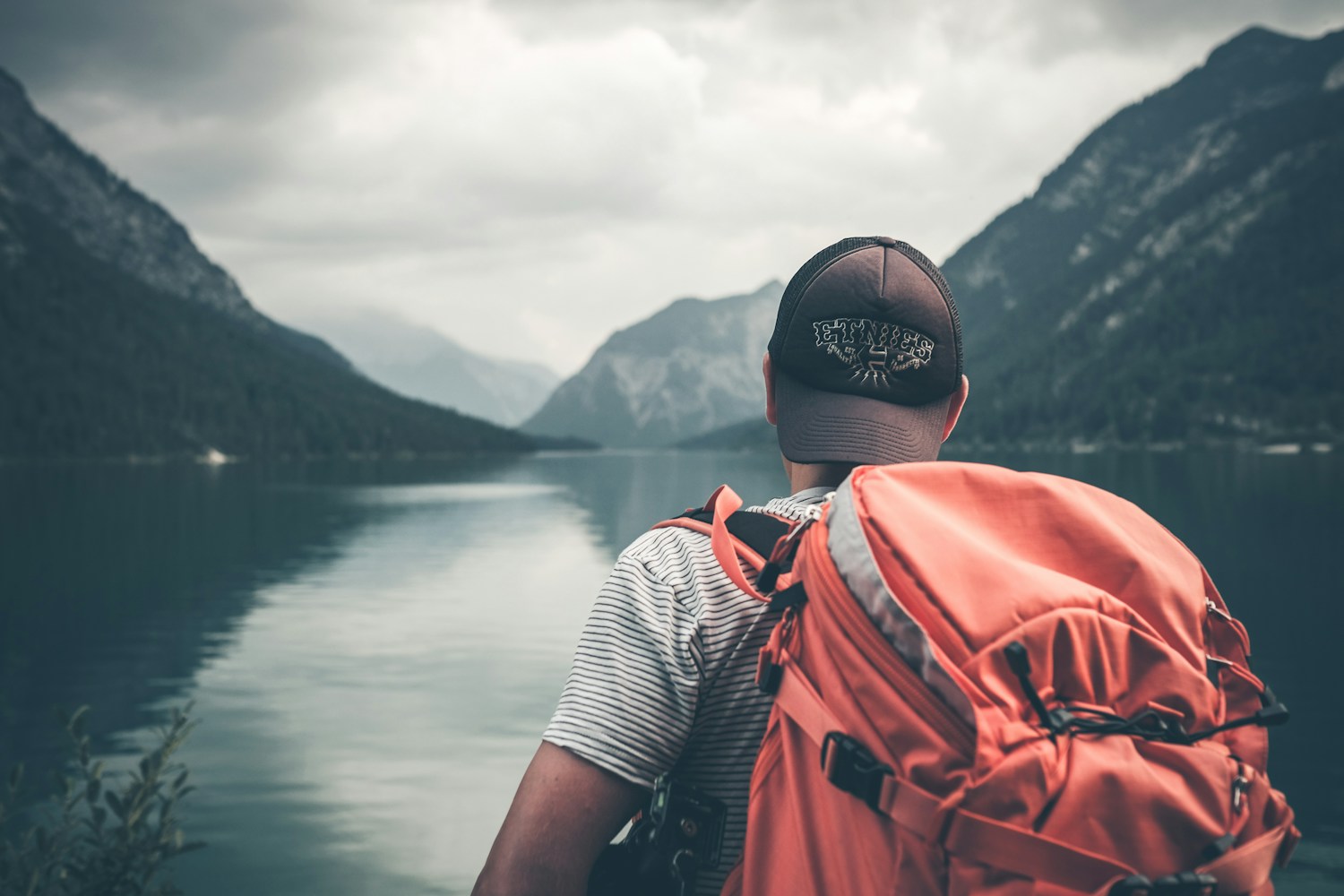 Traveler exploring a destination