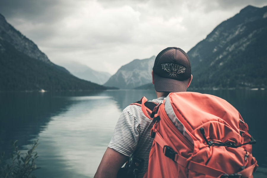 Traveler exploring a destination